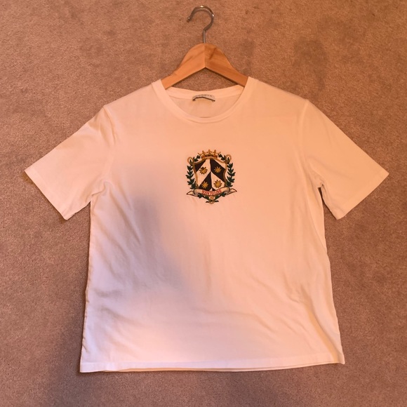 Sandro embroidered cotton tshirt - Picture 1 of 2